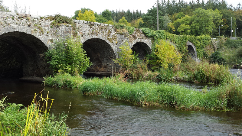 Battle Bridge on the upper River Shannon.